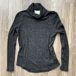 Anthro | Brushed Fleece Turtleneck